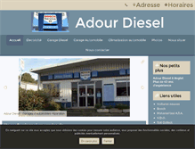 Tablet Screenshot of adourdiesel.com